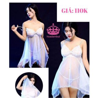 Váy ngủ sexy vải ren vải lưới