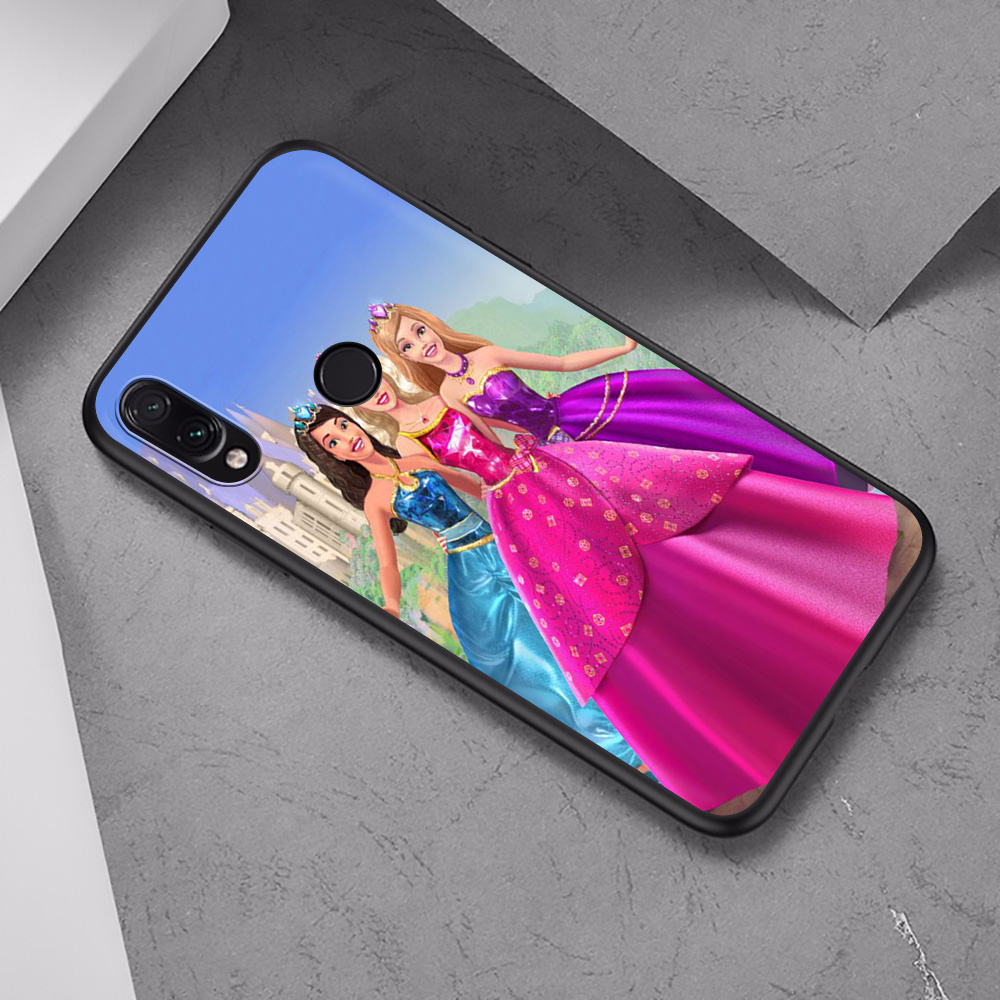 Ốp Điện Thoại Silicon Tpu Mềm Hình Anime Barbie And The Secret Door Cho Huawei Y6P Y6 2018 Y7 Y9 Prime 2019 Pro Zt6