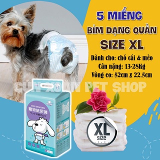 Combo 5 miếng Bỉm cho chó Sumiho (Đực/Cái)