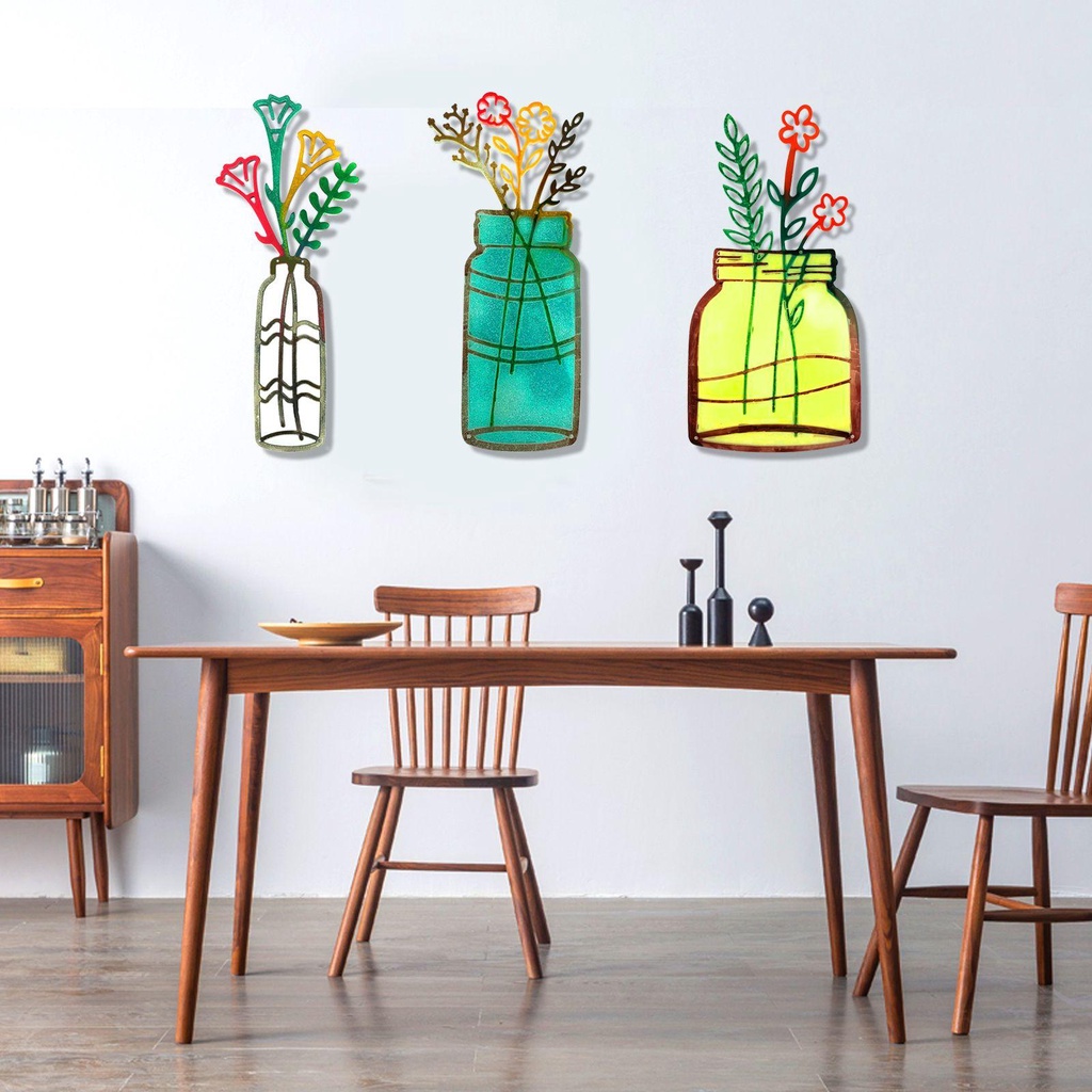 Khuôn Silicon Làm Chậu Hoa Trang Trí Tường Thời Trang