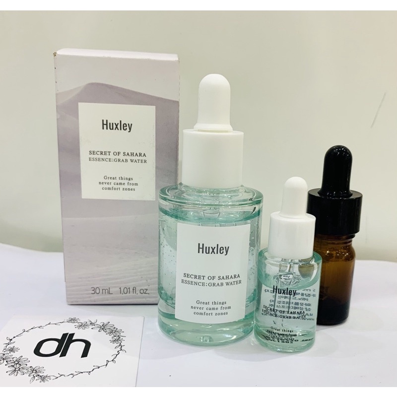 Tinh Chất Cấp Ẩm Huxley Essence; Grab Water 5ml/30ml - Serum Cấp Nước Huxley