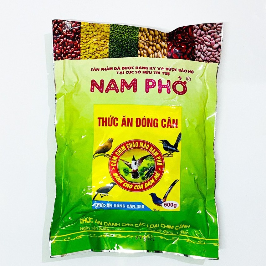 Cám Chim Tổng Hợp Nam Phở 500g Cao Cấp - Thức Ăn Cho Chim Tổng Hợp Nam Phở Giá Rẻ