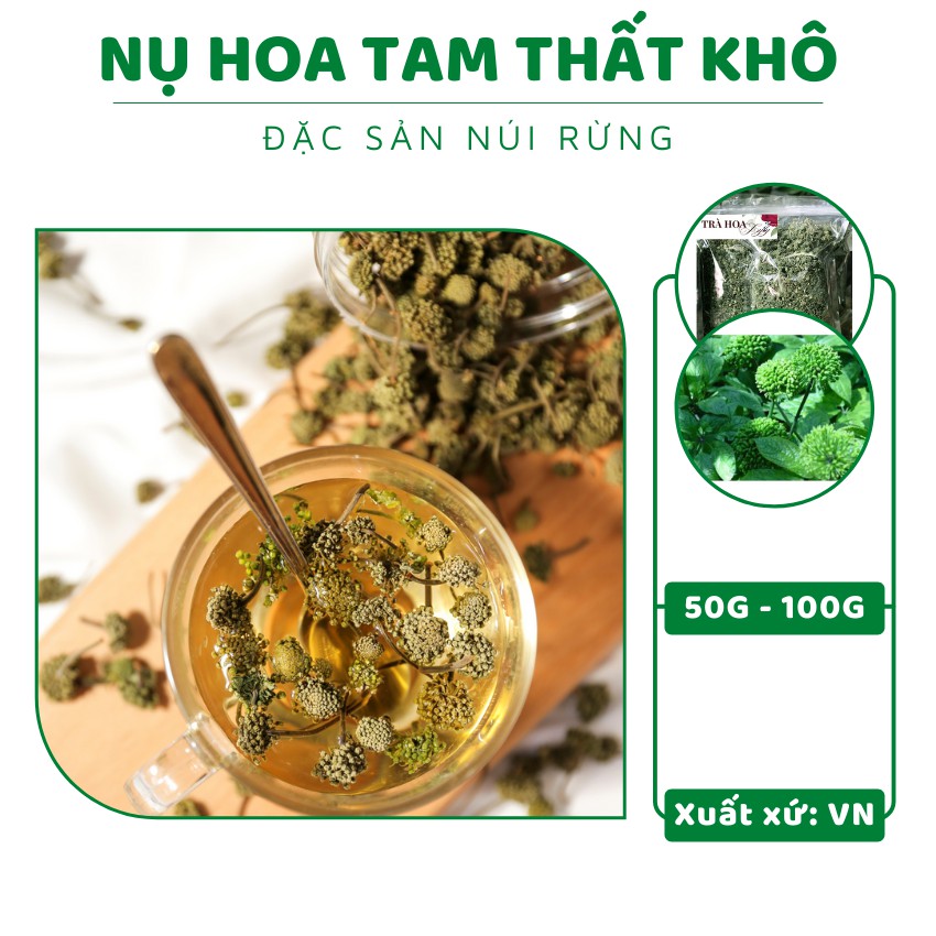 Nụ hoa Tam Thất sấy khô ⚡ LOẠI TỐT ⚡ nụ hoa tam thất giúp bạn sẽ có giấc ngủ sâu và ngon giấc hiệu quả