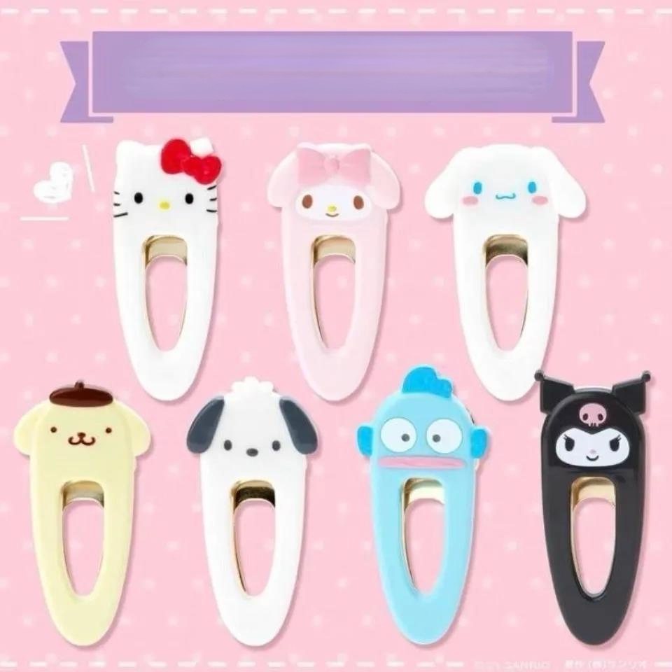 SANRIO Kẹp Tóc Hình Chó Mèo Hoạt Hình Ngọt Ngào Dễ Thương Cho Nữ Liu Haibin CFH