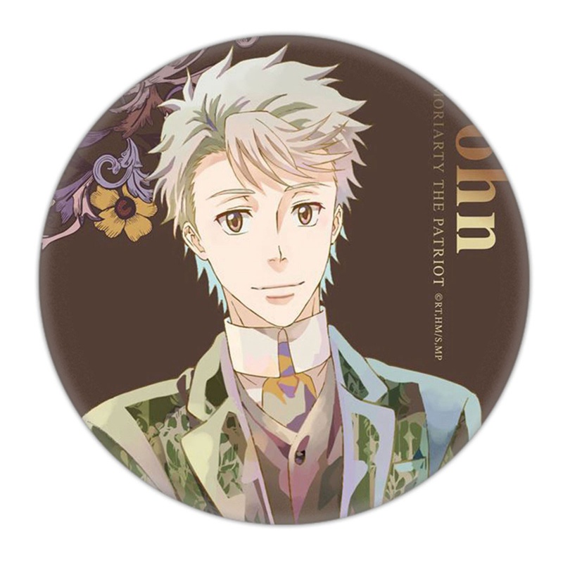 Huy hiệu cài áo 58mm hình anime moriarty the patriot