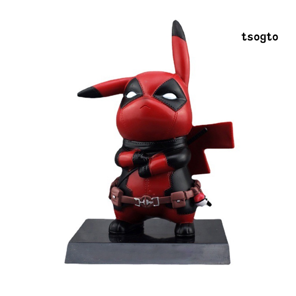 Mô Hình Đồ Chơi Nhân Vật Deadpool Pikachu Hoạt Hình Bằng Pvc