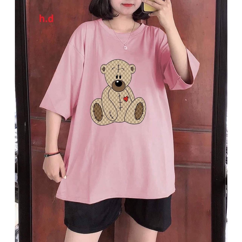 Bộ áo phông cộc chất liệu cotton (HD_60PY)