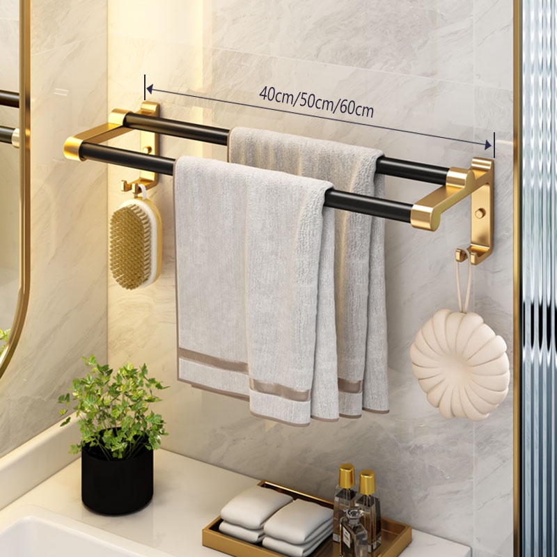 Kệ để đồ dùng MEIDOO phòng tắm gắn tường không cần khoan thiết kế sang trọng với nhiều loại tùy chọn