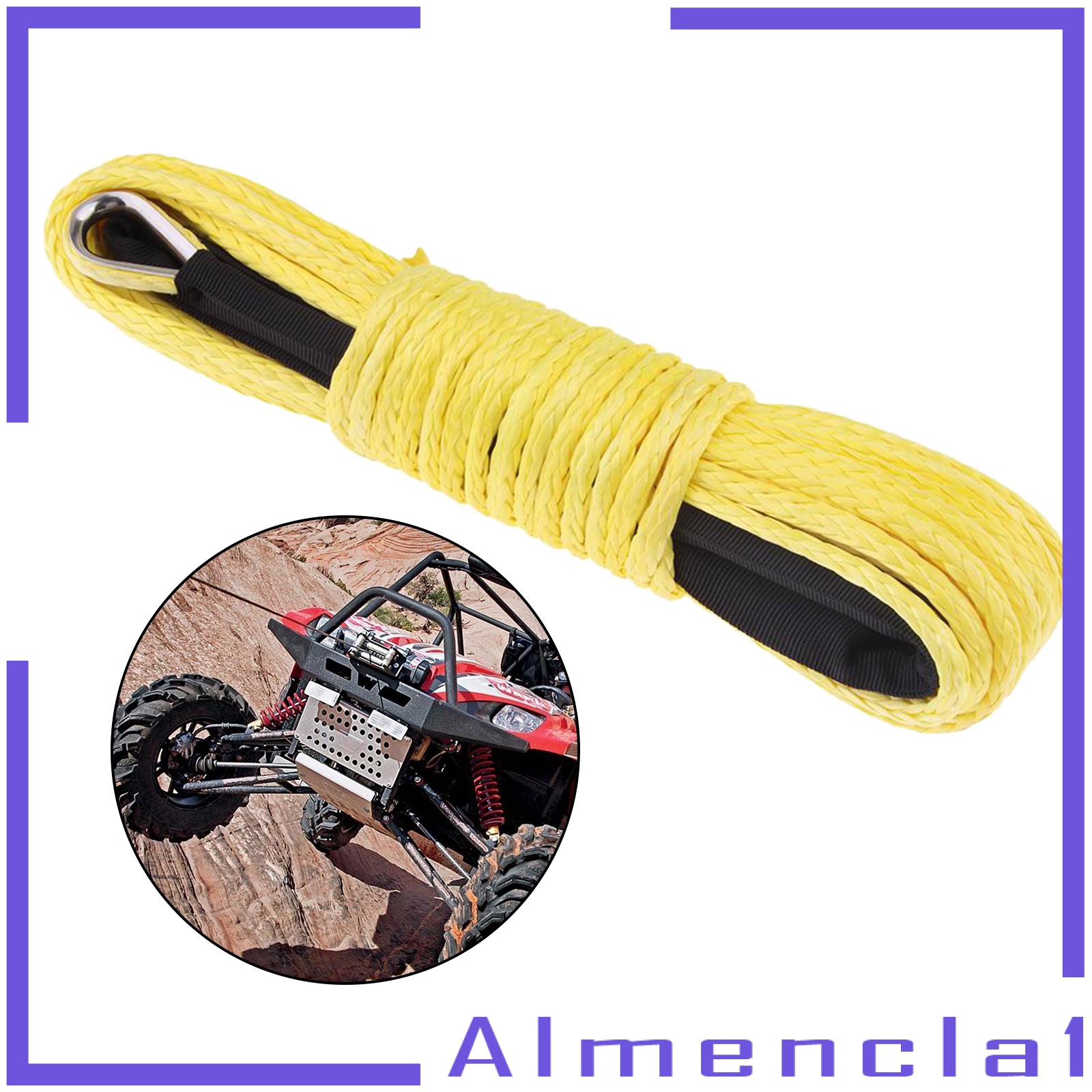 Dây Cáp Kéo Chịu Lực 1 / 4 Inch X 50 Feet Cho Atv Utv