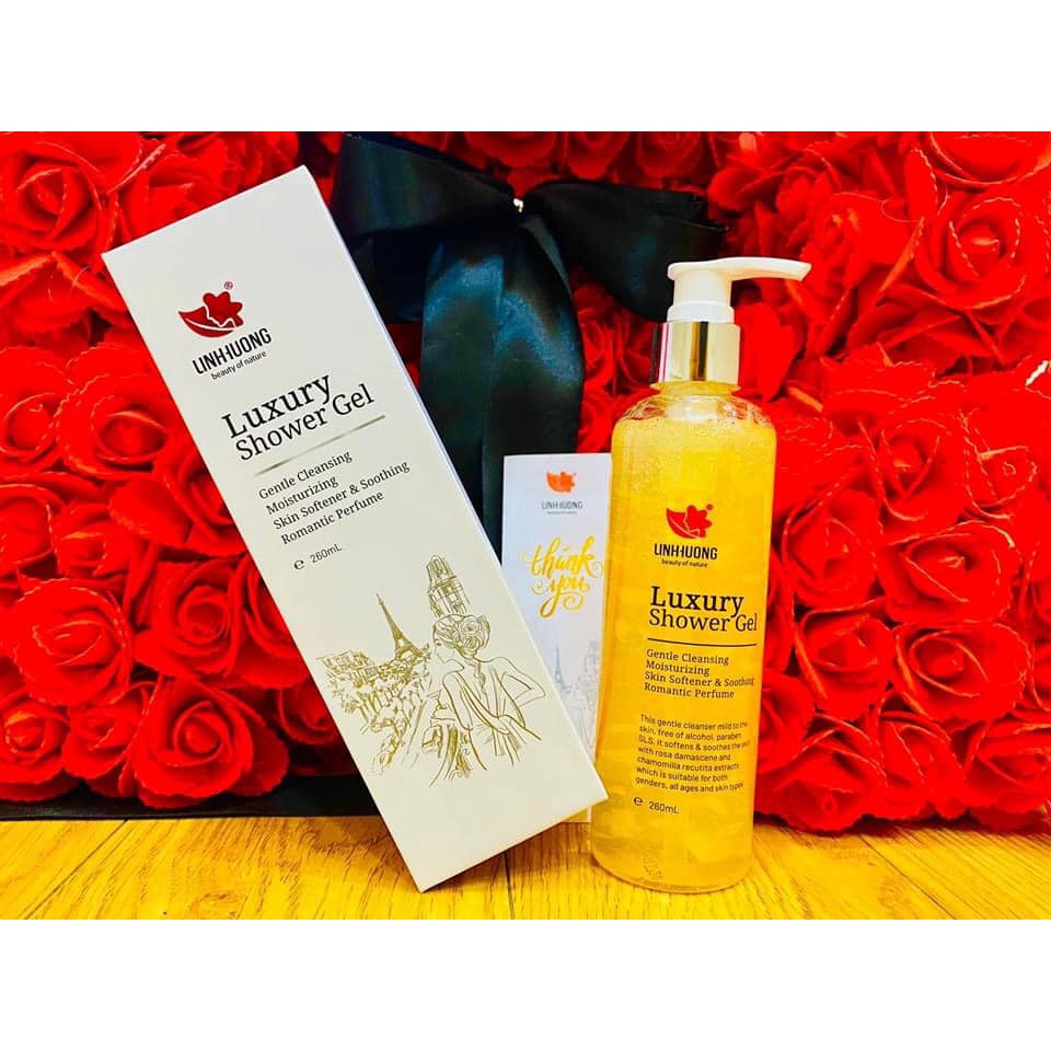 sữa tắm linh hương, sữa tắm hấp trắng cánh hoa linh hương chai 260ml | BigBuy360 - bigbuy360.vn