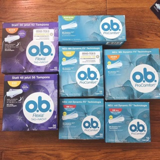 [Có bill] Băng vệ sinh TAMPON OB các loại nội địa ĐỨC