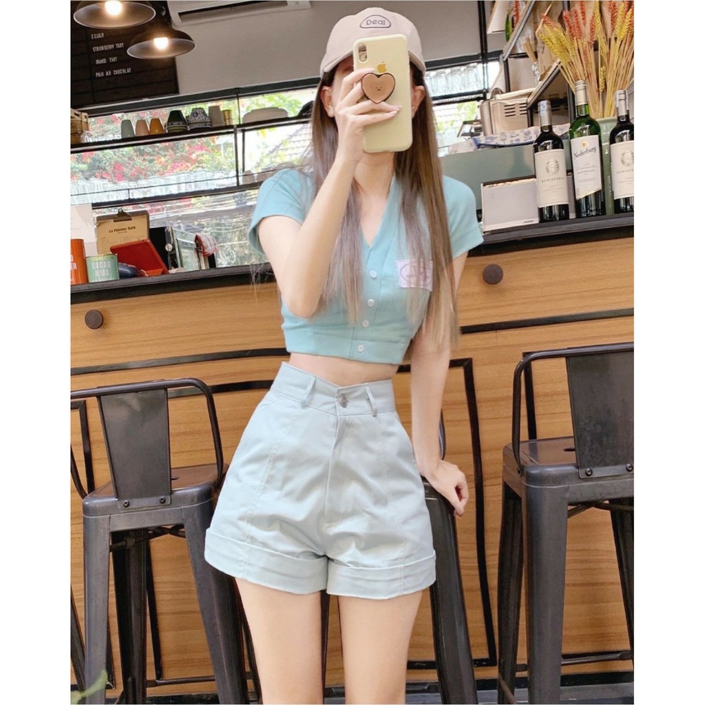 ÁO Croptop nữ thêu Bae 🔸 CỰC ĐẸP 🔸 áo thun nữ form ôm nhẹ tôn dáng siêu xinh Ulzzang (6 MÀU) - D04