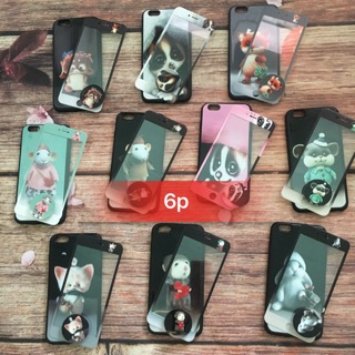 Ốp iphone 6 plus, 6s plus 6pl, ốp kèm cường lực và pop shocket