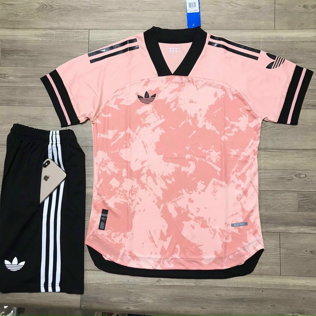 Quần Áo Đá Bóng, Bộ Ba Lá ADIDAS Có Túi loang phối màu - Hàng Gai Thái Siêu Mát Cam kết 100% Y Hình