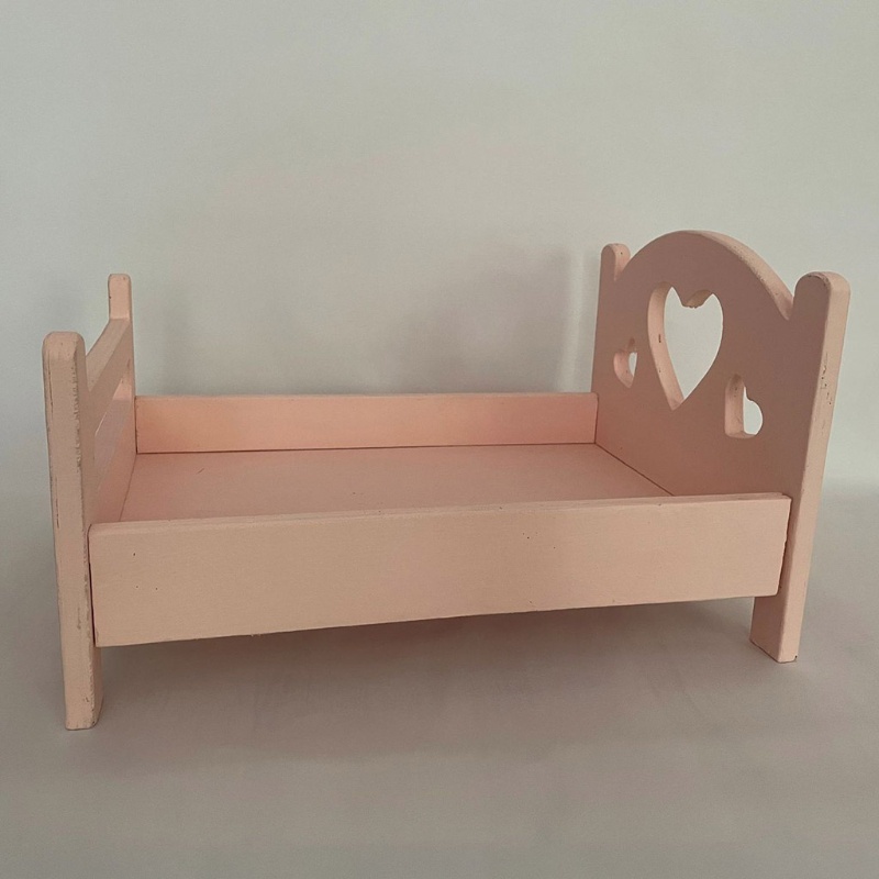 Giường Ngủ Hình Trái Tim Dùng Làm Phụ Kiện Chụp Ảnh Cho Bé Sơ Sinh