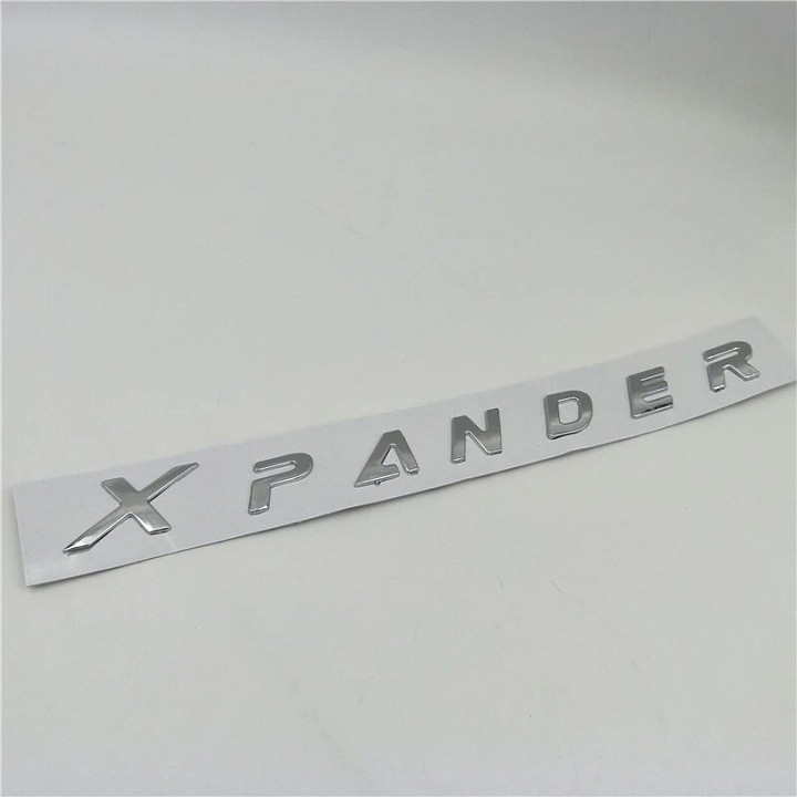 Chữ nổi Xpander dán capo xe ô tô