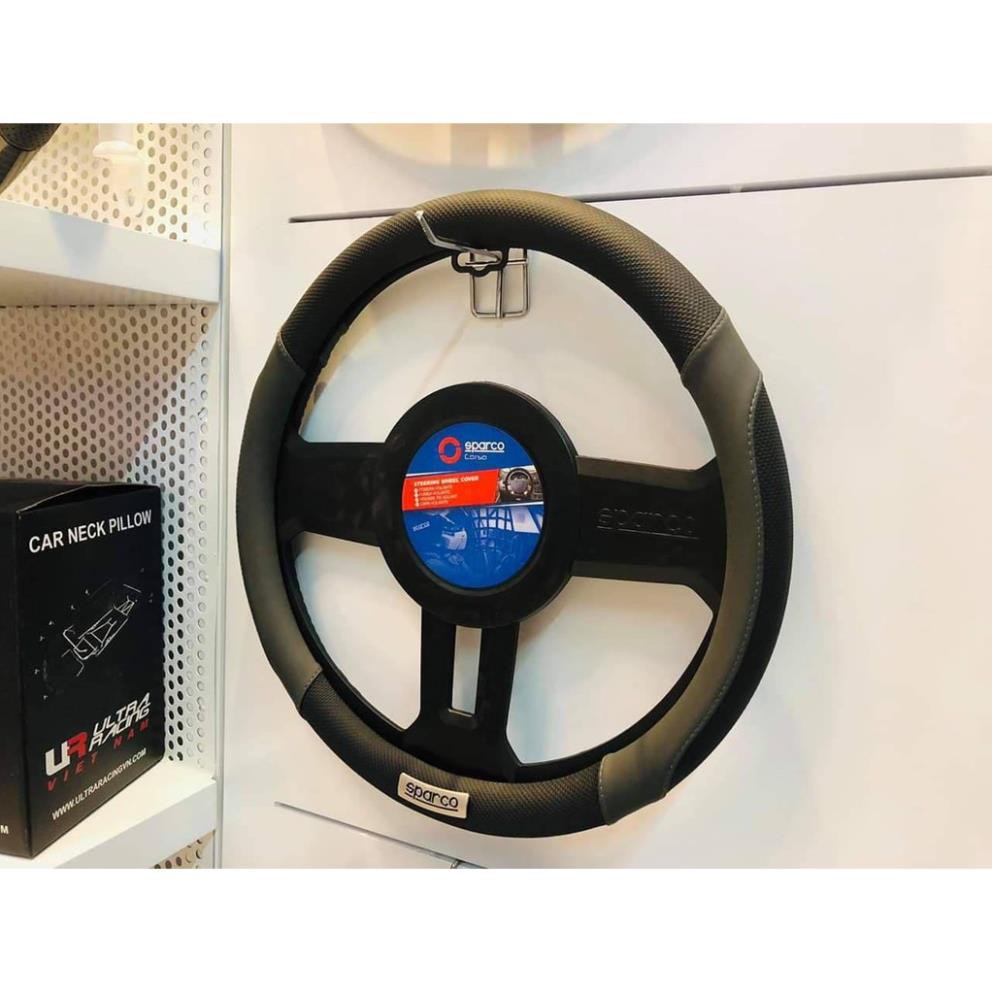 Bọc vô lăng chính hãng SPARCO 1117GR- đầy đủ tem, khung chính hãng