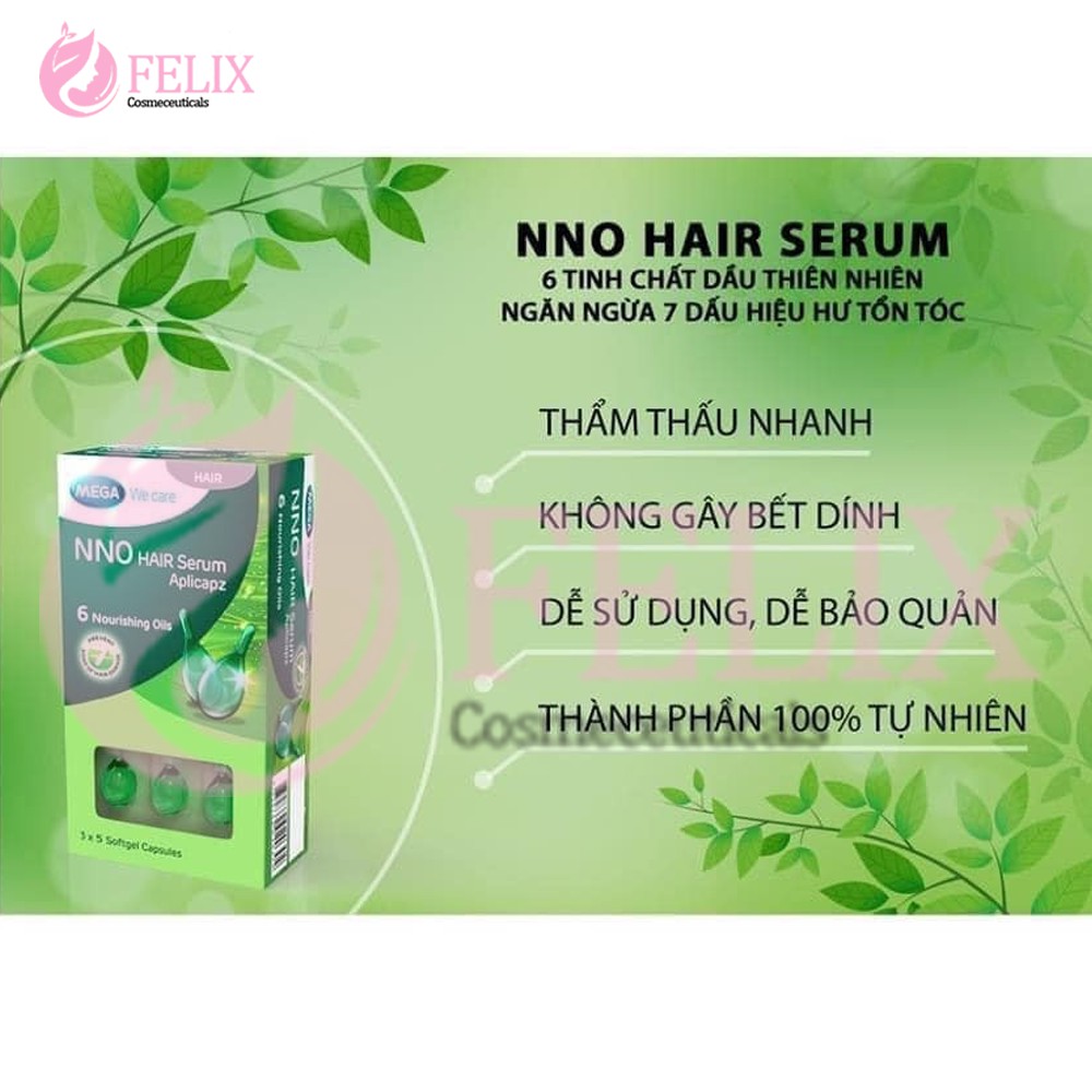 Viên dưỡng tóc NNO Hair Serum Aplicapz hộp 15 viên