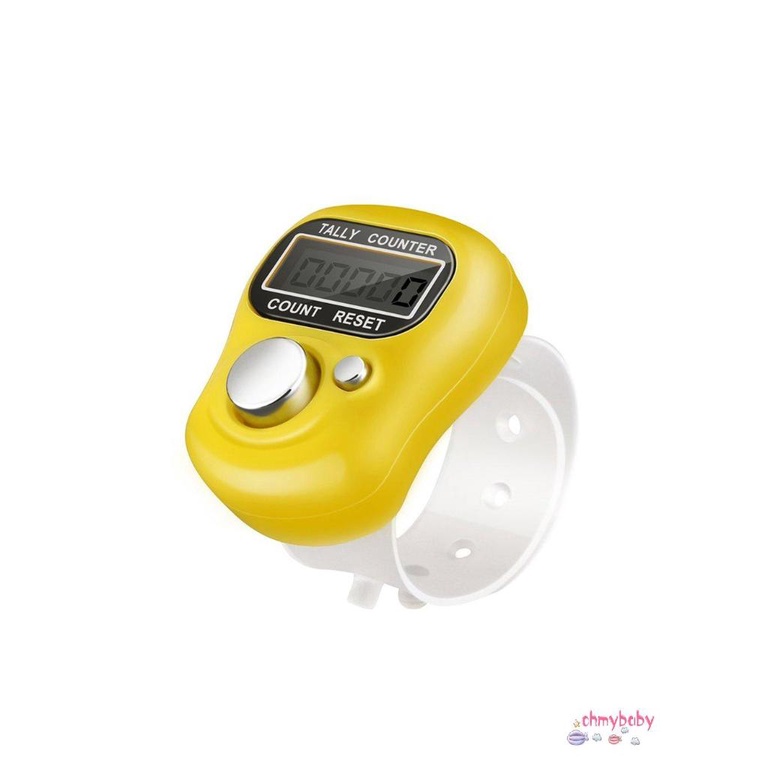 Bộ đếm ngón tay 1pc Bộ đếm ngón tay 5 chữ số LCD Bộ đếm kỹ thuật số điện tử [8/7]