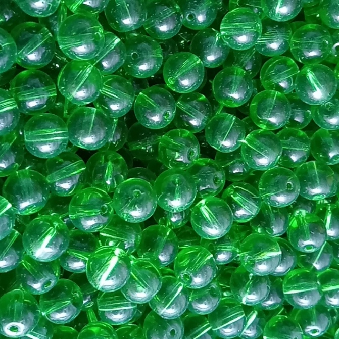 10-25-50gam hạt đá xanh lá đậm size 8-10mm