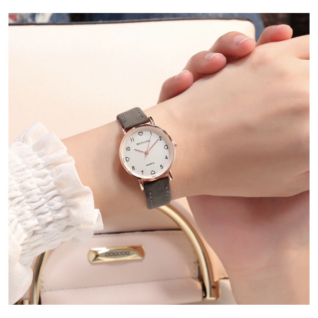 ĐỒNG HỒ NỮ DÂY DA MSTIANQ TRÁI TIM SIÊU HOT | BigBuy360 - bigbuy360.vn