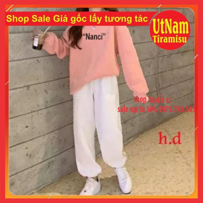 Set đồ nữ sét trang phục bộ nữ áo Sweater Nanci + quầnbom