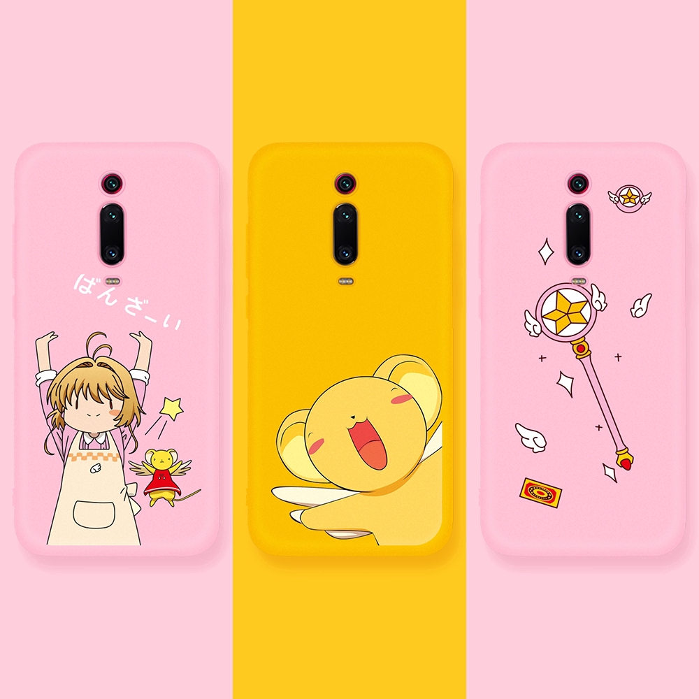 Moka Sakura Pattern TPU Phone Case for Xiaomi Redmi Note 5 6 7 8 Pro 6A 7A 7 K20 Pro Sweet Girls Painted Shell