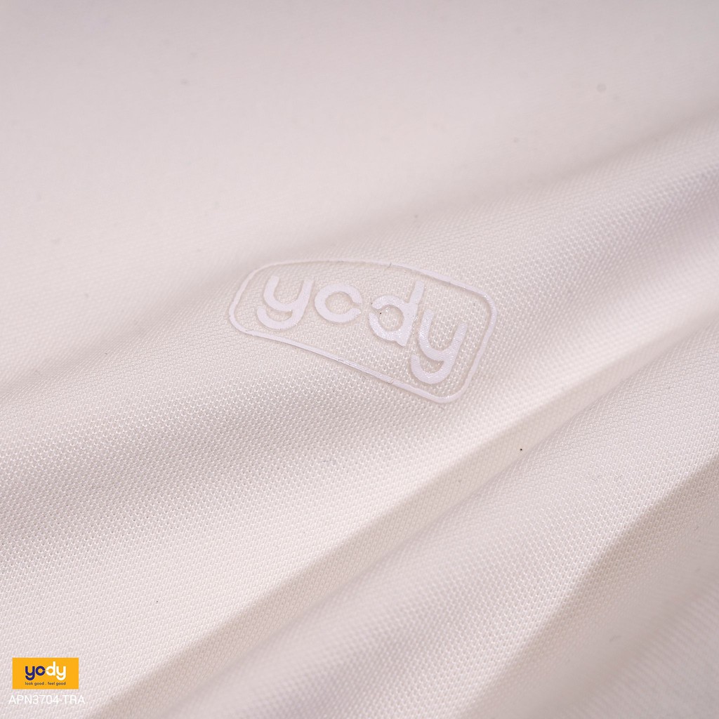 Áo Polo Nữ YODY Pique Mắt Chim Phối Kẻ, Cộc Tay Có Cổ Thoáng Mát Mã SKU: APN3704