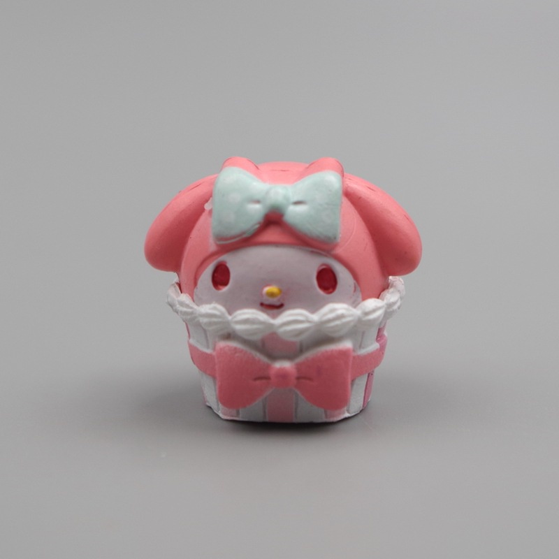 Sanrio Mô Hình Chó Kuromi Kuromi Dễ Thương Trang Trí Tiểu Cảnh DIY