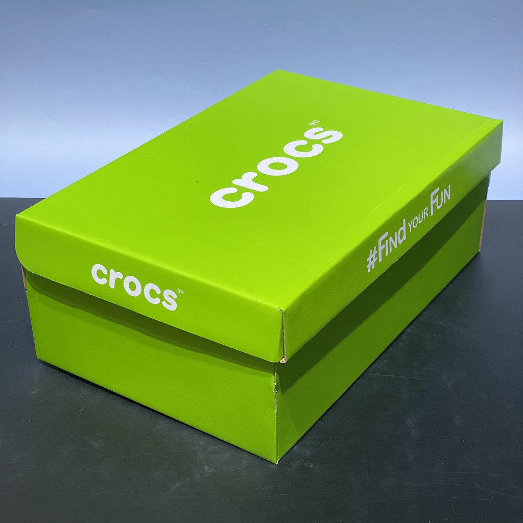 ⚡ Combo ⚡ Hộp Giấy Carton đựng giày dép, Hộp mũ Crocs + Bill thẻ + Giấy gói Nhật xịn chuẩn Fullbox