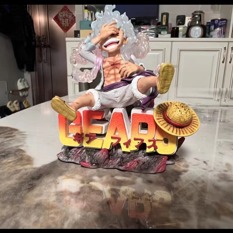 Mô Hình Nhân Vật Luffy Gear 5 Anime One Piece Kích Thước 17cm