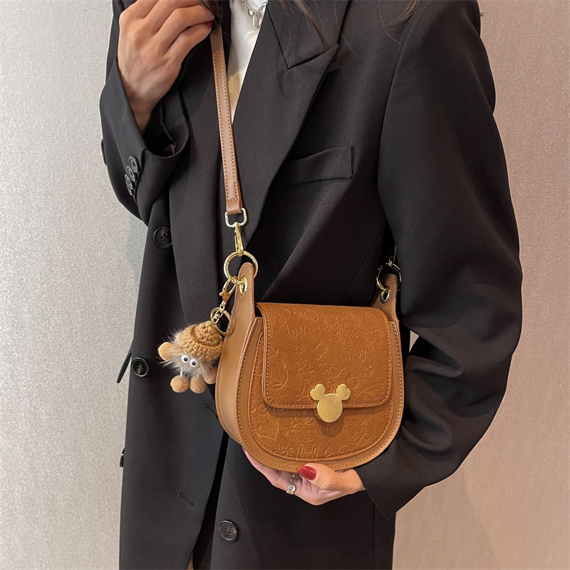 Túi Đeo Chéo Màu Trơn Đơn Giản Dễ Phối Đồ Hợp Thời Trang