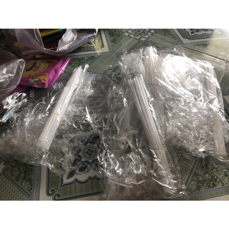 Trụ mica bóng bay sinh nhật - chưa bao gồm bong bóng