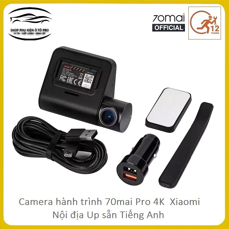 Camera Hành Trình Xiaomi 70mai Dash Camera Pro - Bản Nội Địa chuyển sang Tiếng Anh