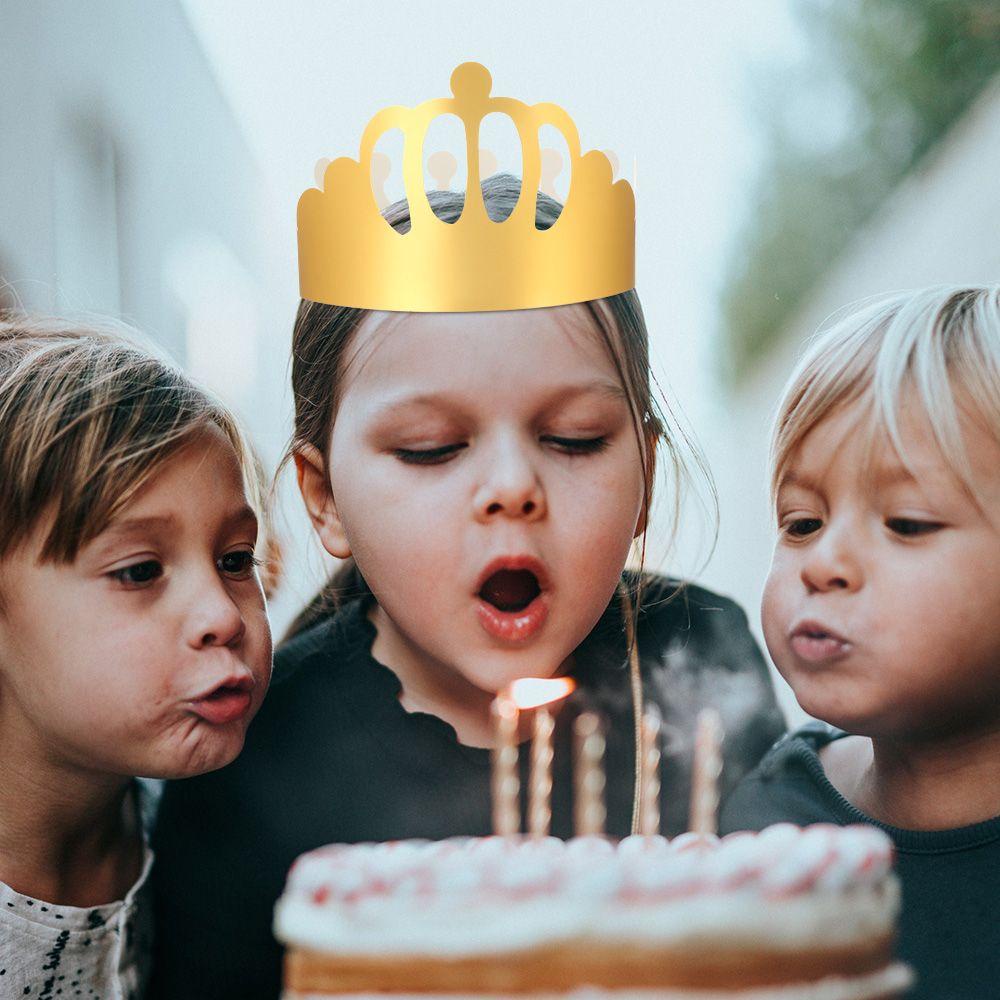 HS Mũ Giấy Hình Vương Miện Công Chúa Hoàng Tử Cho Bé