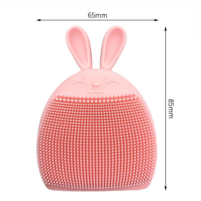 (Hàng Mới Về) Miếng Gel Silica Rửa Mặt Tẩy Tế Bào Chết Thiết Kế Tay Thỏ / Mèo Dễ Thương | BigBuy360 - bigbuy360.vn