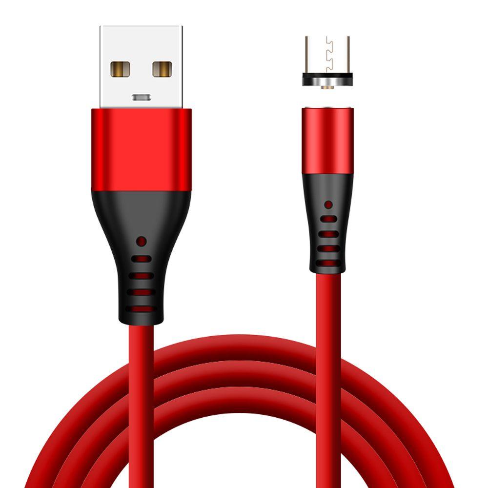 Dây Cáp Sạc Nhanh USB Type C Đầu Cắm Tròn Xoay 360 Độ Bằng Silicone
