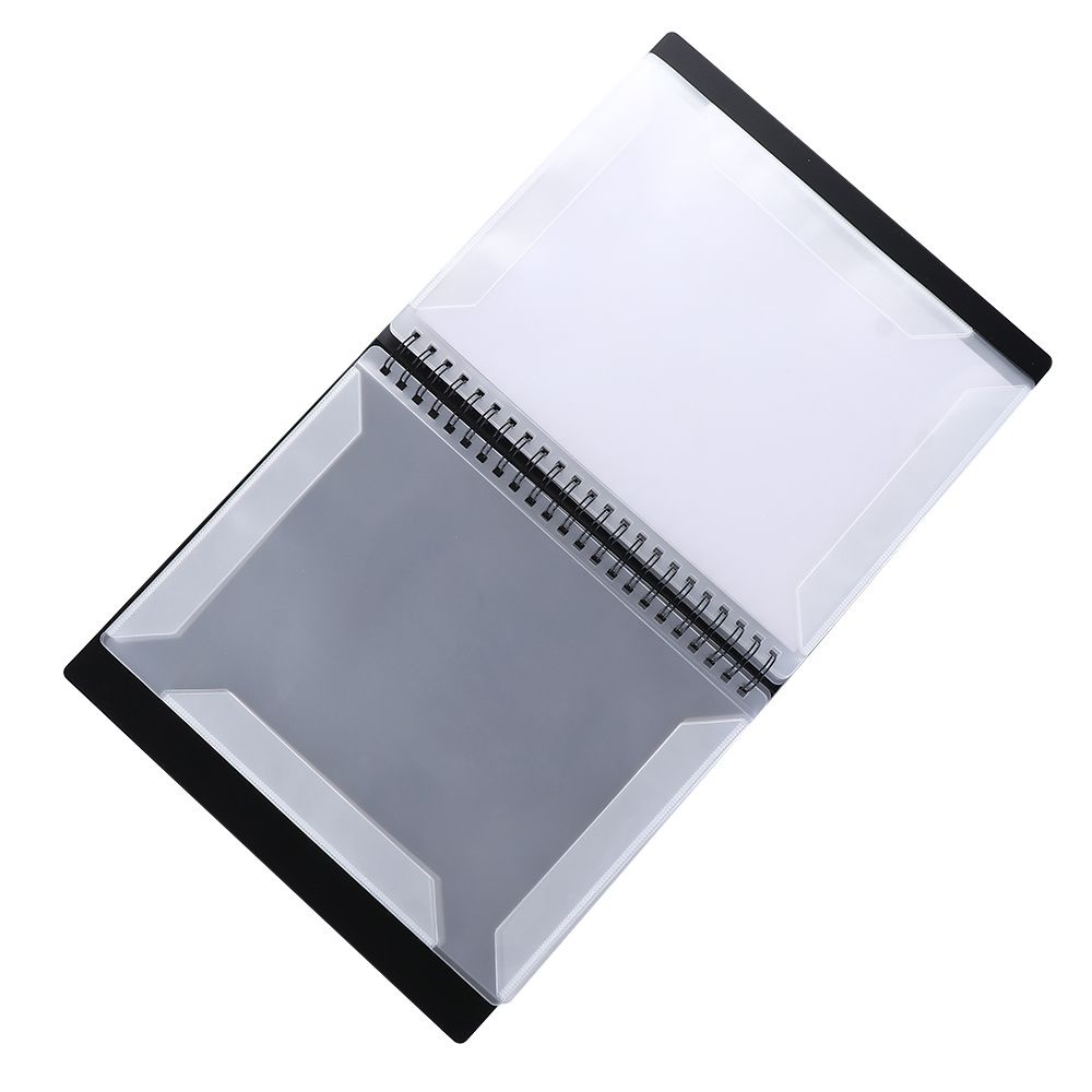 Bìa kiểu xoắn ốc để đựng 60 trang ghi nốt nhạc luyện tập đánh đàn piano có thể mở ra