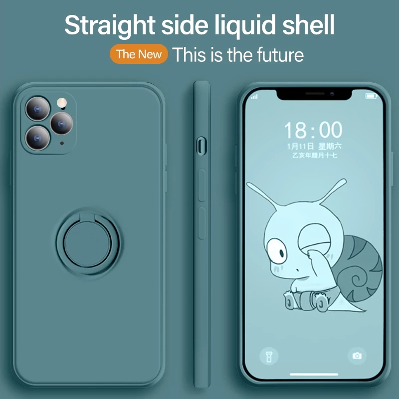 Ốp điện thoại có nhẫn đỡ từ tính cho IPHONE 13 12 PRO MAX MINI 11 11 PRO 11 PRO MAX XS XR XS MAX X 8 8 PLUS 7 7 PLUS