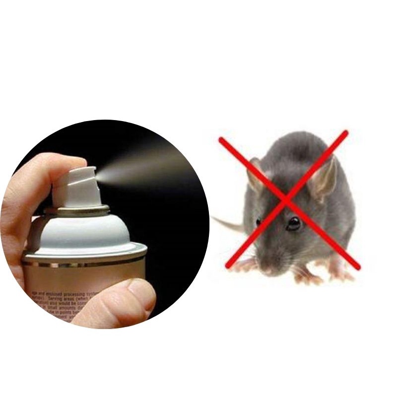 Chai Xịt Đuổi Chuột RAT OFF ANTI RAT SPRAY Thái Lan Đuổi Sạch Chuột Tận Gốc Nhanh Gọn Tiện Lợi Diệt Luôn Côn Trùng
