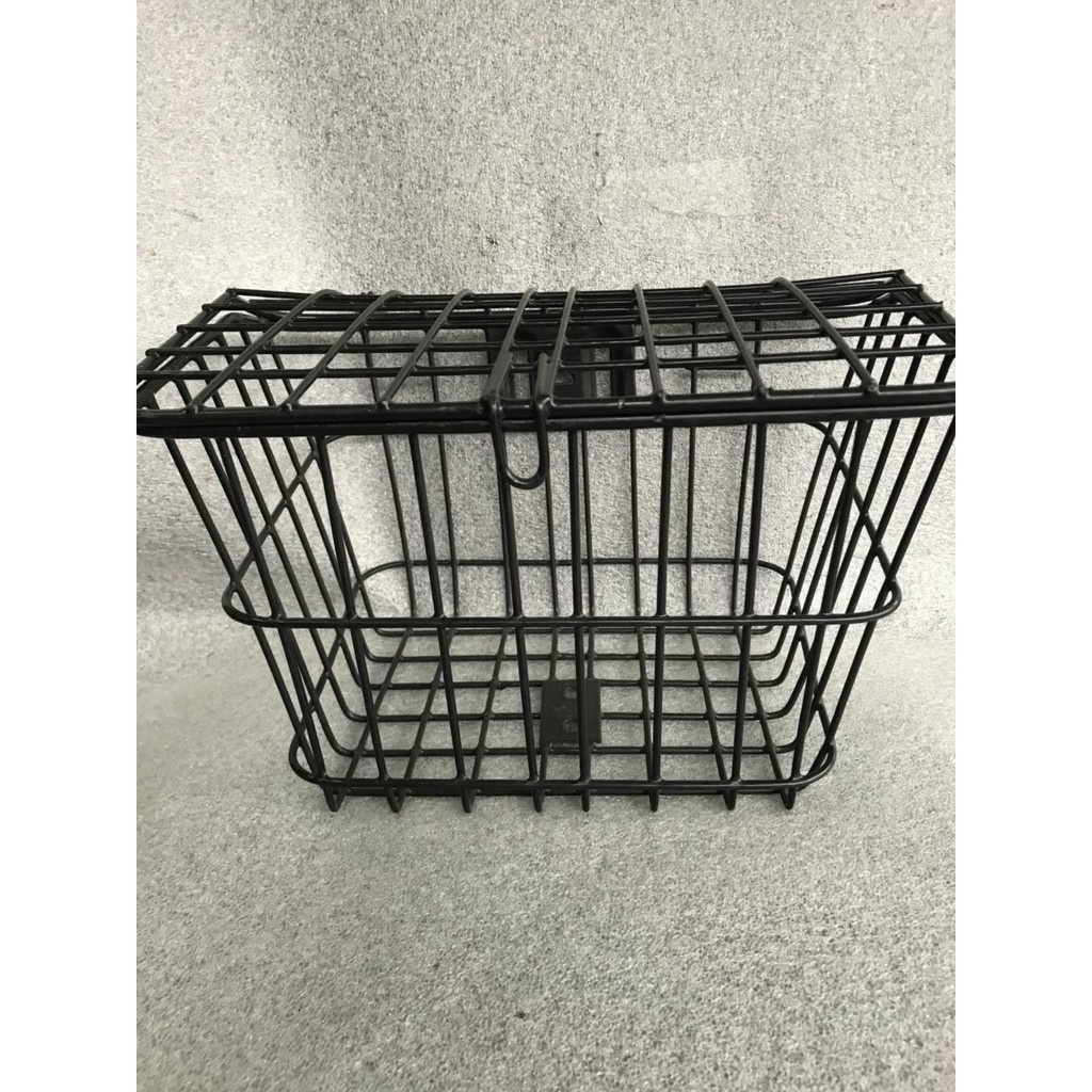 RỔ XE ĐẠP ĐIỆN ĐEN HOẶC TRẮNG CÓ NẮP