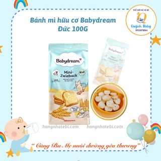 Bánh mì khô hữu cơ Babydream Đức
