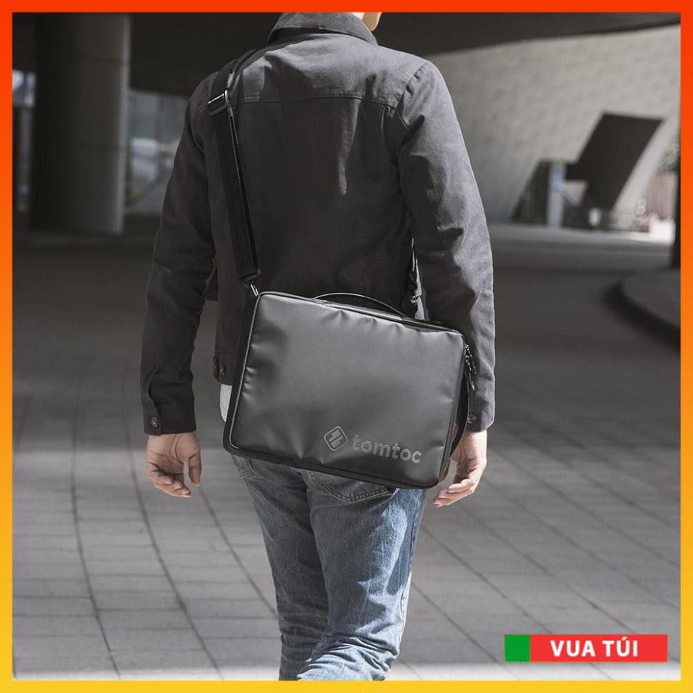 Túi đeo chéo Laptop/Macbook TOMTOC H14 bảo vệ 360° Urban Shoulder Bag - Hàng chính hãng