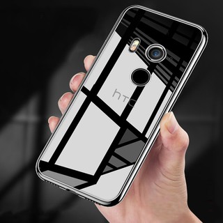 Ốp lưng silicone mềm trong suốt cho HTC U11 Plus Lite Eyes U12+ U12Life
