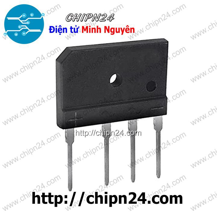 [1 CON] Cầu Diode GBJ1510 15A 1000V (15A dẹt)