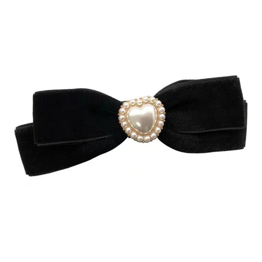 JARRED Kẹp Tóc Vải Nhung Kiểu Pháp Đơn Giản Dễ Thương Cho Bạn Gái