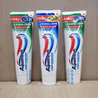 Kem đánh răng Aquafresh Nhật 160gr