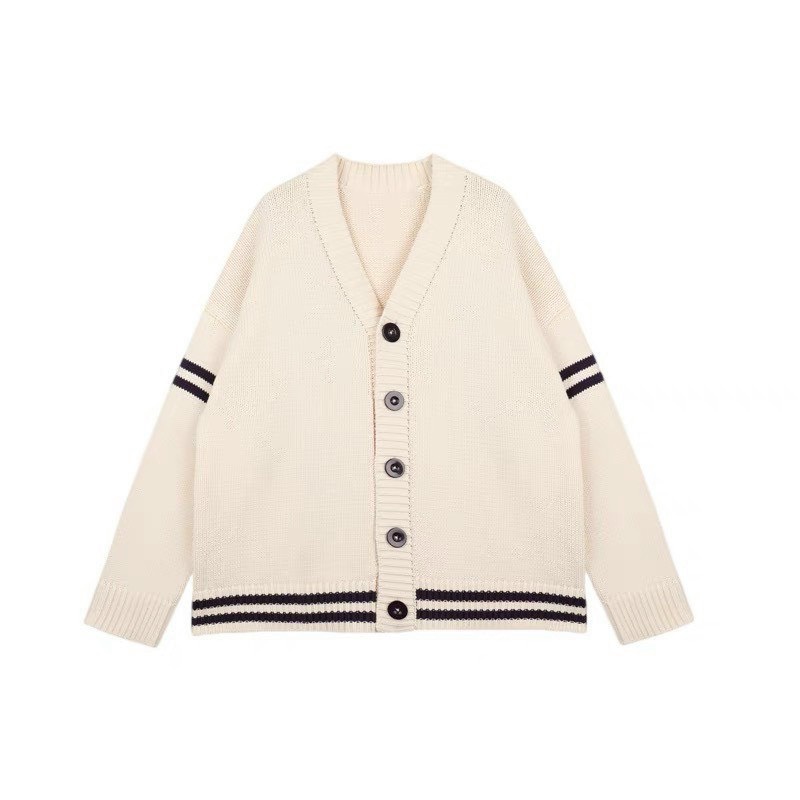 [ẢNH THẬT] Áo Khoác Cardigan Len Sọc Tay Vintage Tiểu Thư Dáng Dài Cho Nữ Phong Cách Ulzzang Áo Khoác Ngoài