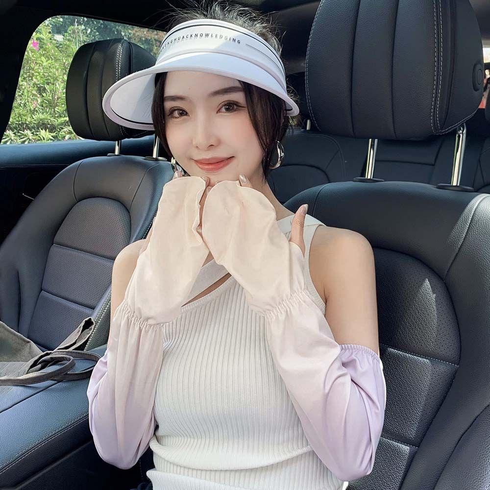 DARNELL Găng Tay Giữ Ấm Chống Tia UV Khi Lái Xe Ốp