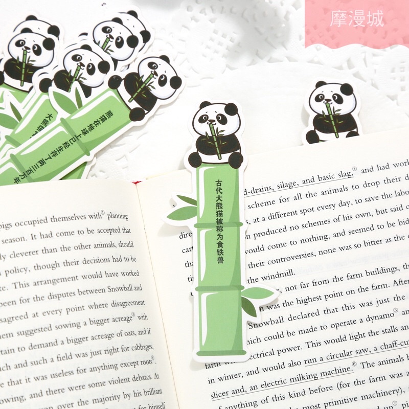 Túi 10 bookmark, đánh dấu trang hình thù, noel